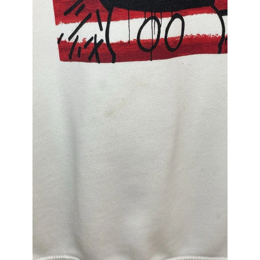 Uniqlo Disney Mickey Mouse x Keith Haring Artwork Pullover White Sweatshirt XXS - Picture 6 of 6